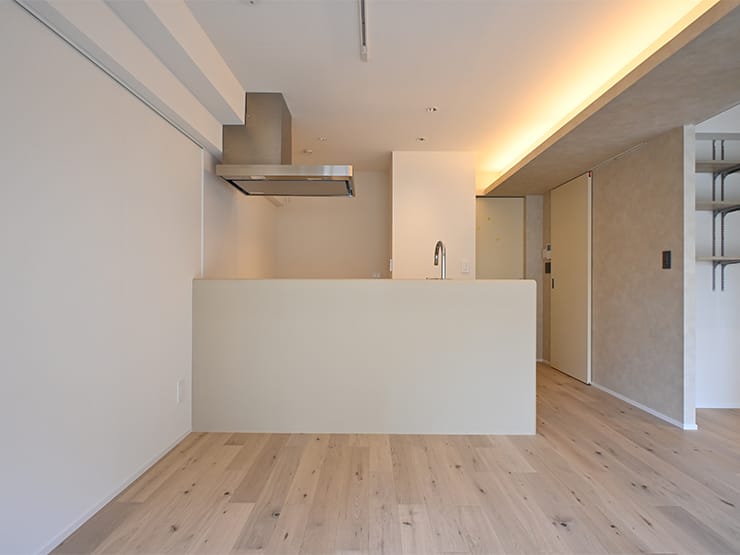 オーク（ナラ）（白木風、長さ909mm）複合（挽板）一枚もの（床暖房